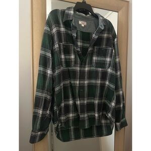 Wallace & Barnes Button Up Flannel Cotton Shirt